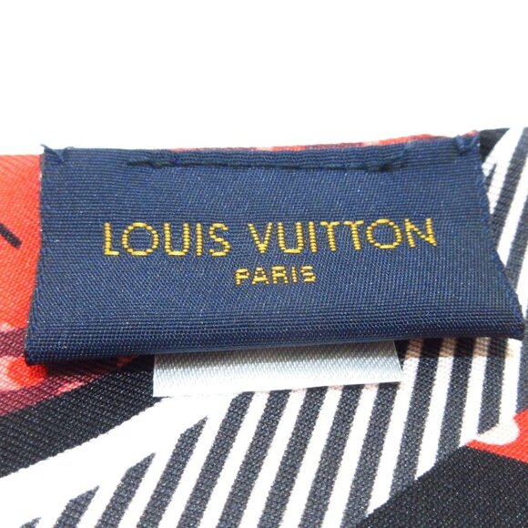 LOUIS VUITTON Bando BB Pop LV Red Brown Multi - Scarf 207-071925 - Picture 4 of 5